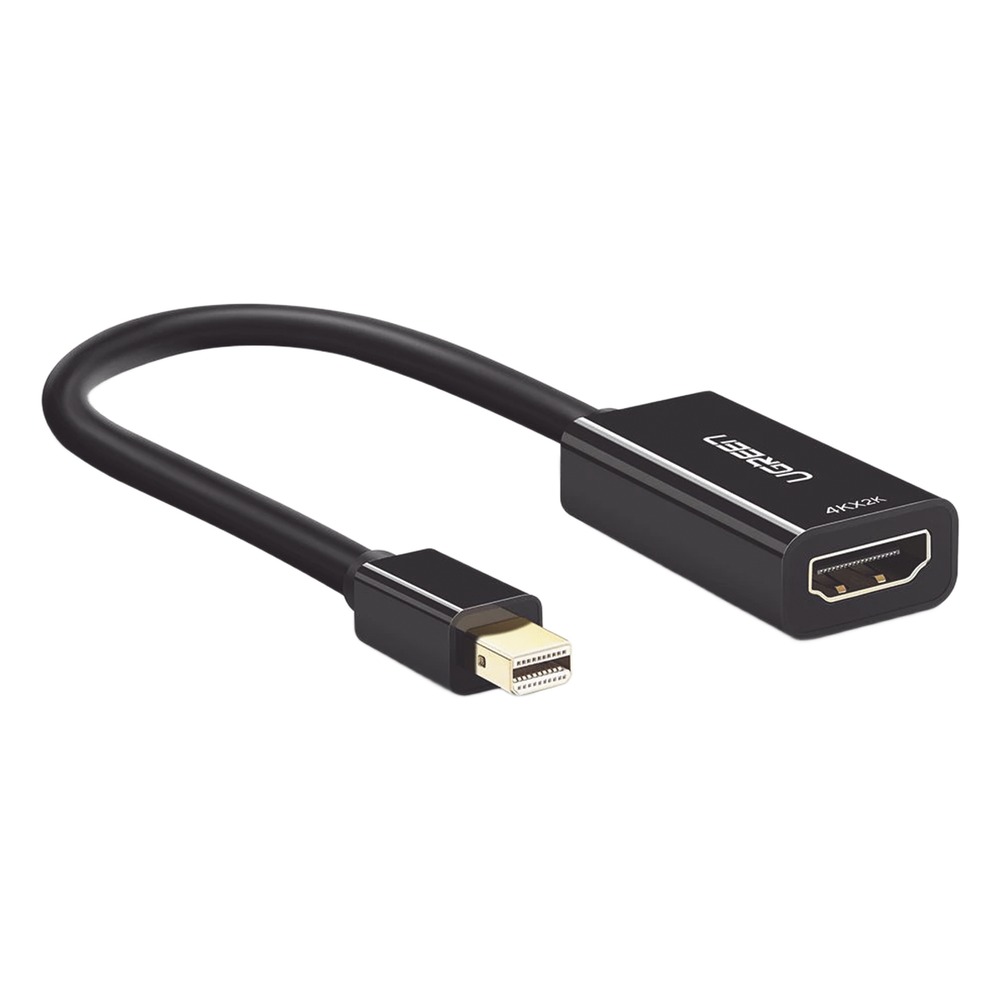 Convertidor Mini Display Port a HDMI / 4K@30Hz / Thunderbolt / Blindaje Interno Múltiple / Carcasa ABS / Longitud de 25 cm (9.84 pulgadas)