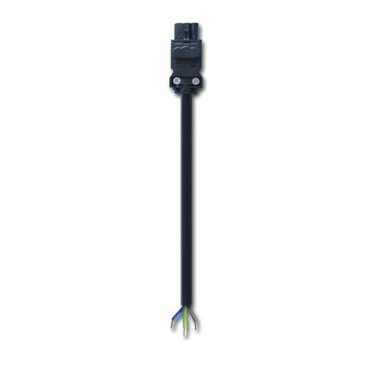 Cable de Alimentación Rápida color negro para Lámparas LED EL900D HOFFMAN