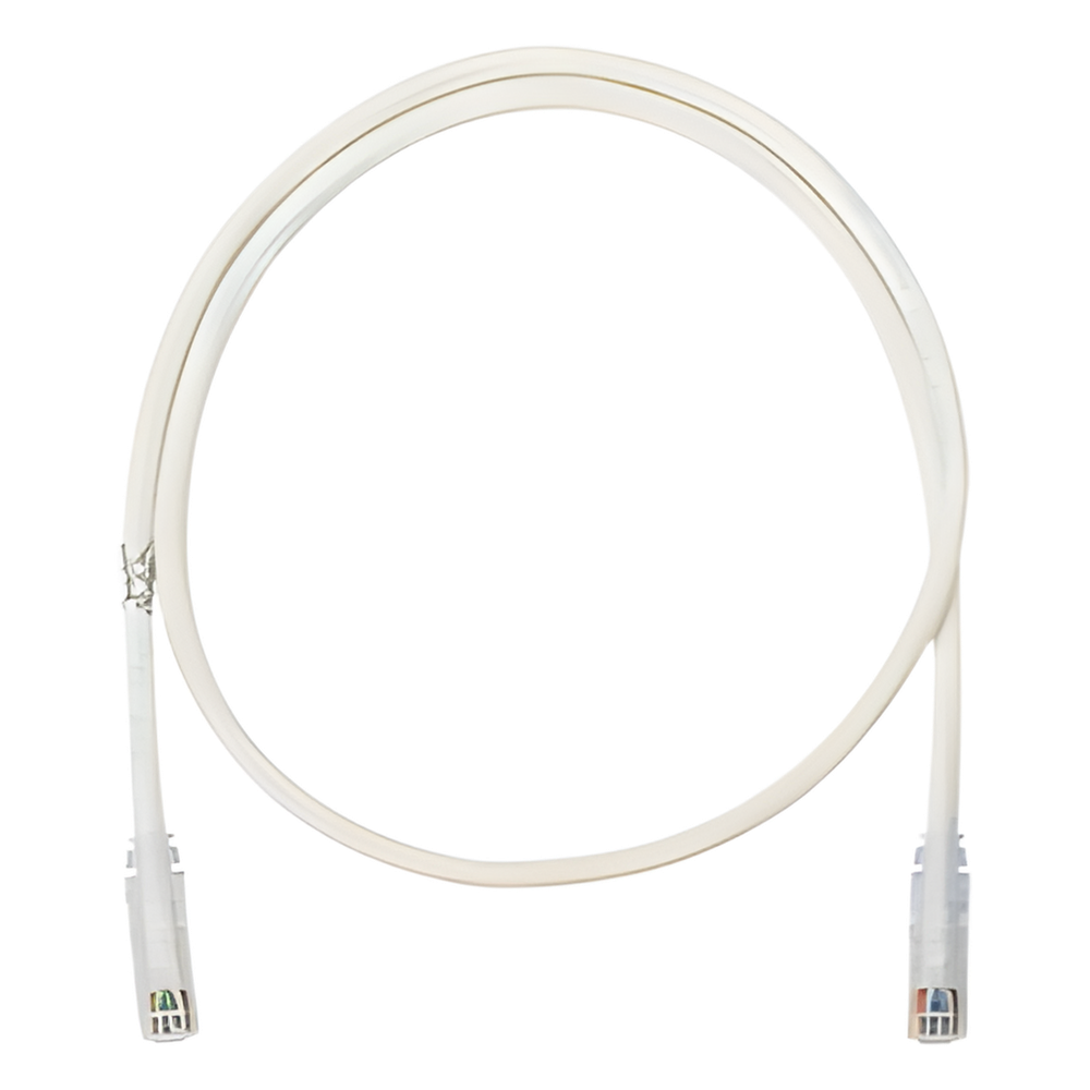 Cable de Parcheo UTP Categoría 6, con Plug Modular en Cada Extremo - 4.3 Metros (14.11 Pies) - Blanco Mate