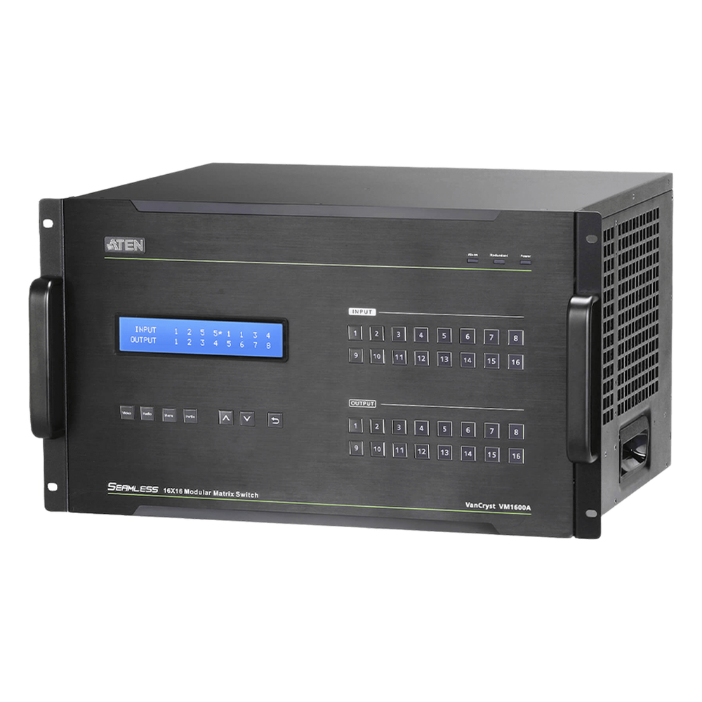 Matriz de Conmutación HDMI | 16 Entradas x 16 Salidas | Solución Modular | Múltiples Métodos de Control