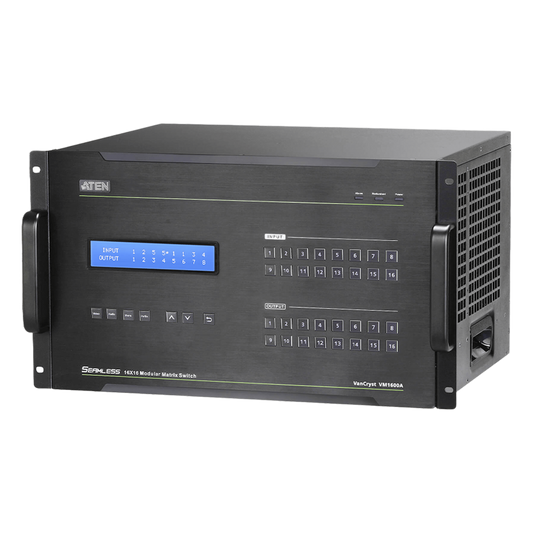 Matriz de Conmutación HDMI | 16 Entradas x 16 Salidas | Solución Modular | Múltiples Métodos de Control