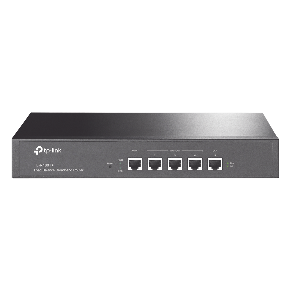 Router Balanceador de Carga Multi-Wan, 1 puerto LAN 10/100 Mbps, 1 puerto WAN 10/100 Mbps, 3 puertos Auto configurables LAN/WAN, Sesiones Concurrentes 30,000 para Negocios Pequeños y Medianos