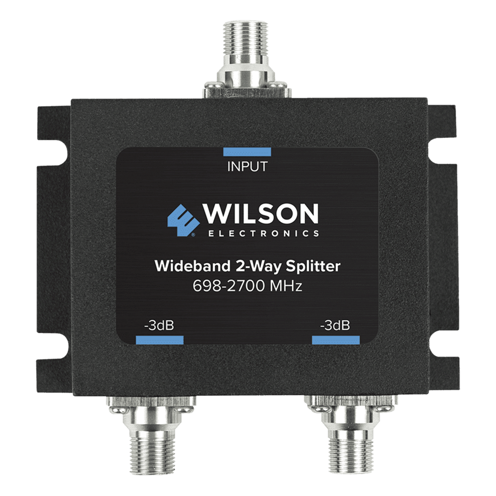 Divisor de Potencia Coaxial 2 Vías / 698-2700 MHz / 75 Ohm / Pérdida por División 3 dB / Aislamiento ≥20 dB / Conector F-hembra / Diseño Microstrip