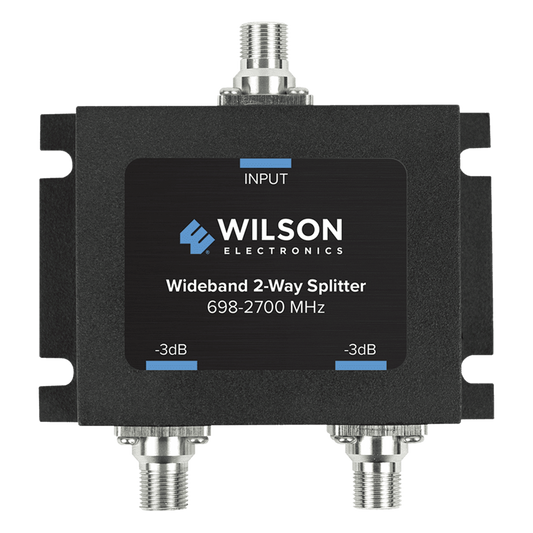 Divisor de Potencia Coaxial 2 Vías / 698-2700 MHz / 75 Ohm / Pérdida por División 3 dB / Aislamiento ≥20 dB / Conector F-hembra / Diseño Microstrip