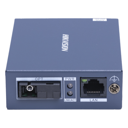 Convertidor Fibra Óptica / Transmisor / Monomodo (TX) / 1 Puerto SFP (SC) 100 Mbps / 1 Puerto RJ45 10/100 Mbps / HASTA 20 KM / Plug and Play