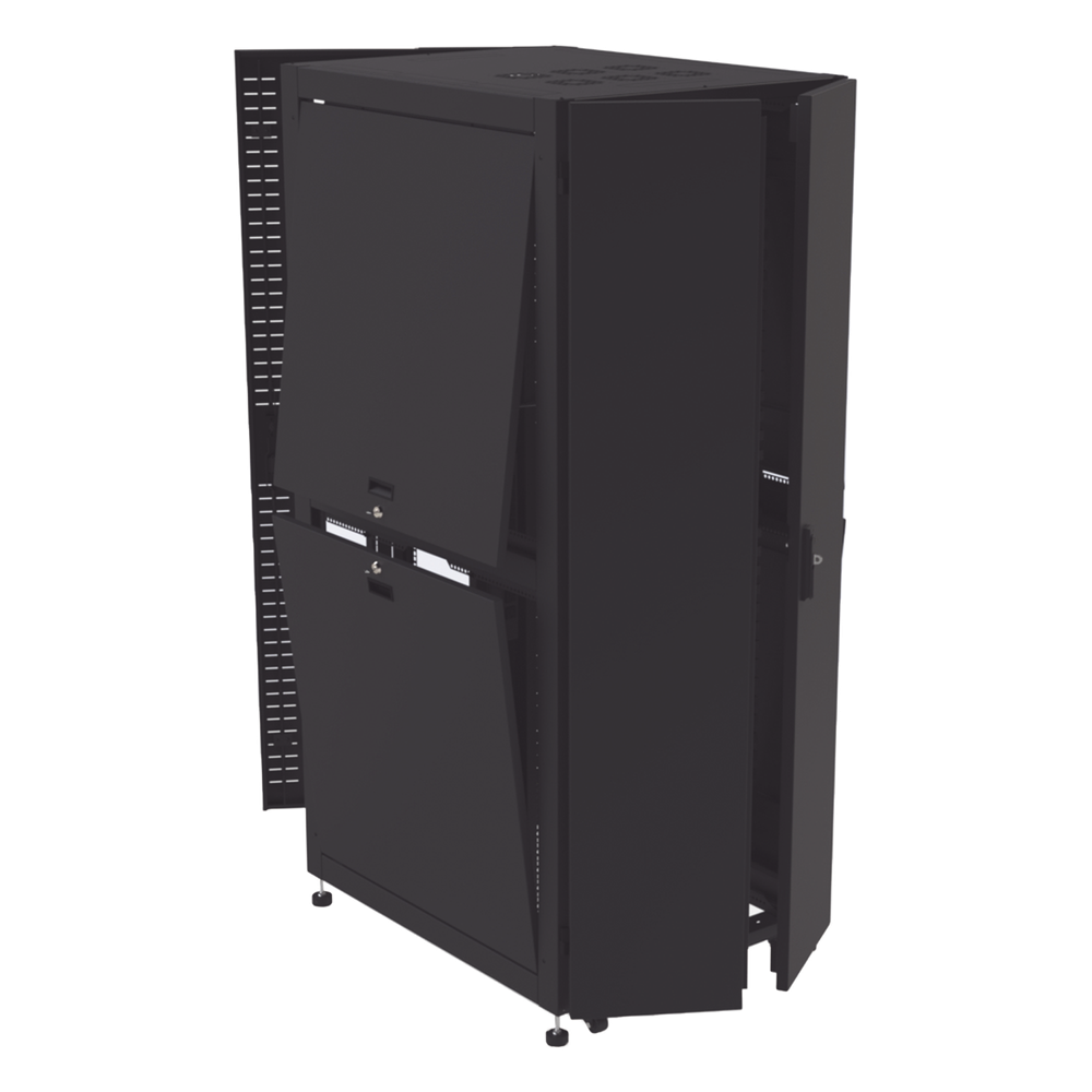 Gabinete para Telecomunicaciones Rack Estándar de 19", 42UR, 800 mm Ancho x 1000 mm Profundidad. Fabricado en Acero, Se envía el Gabinete Armado.
