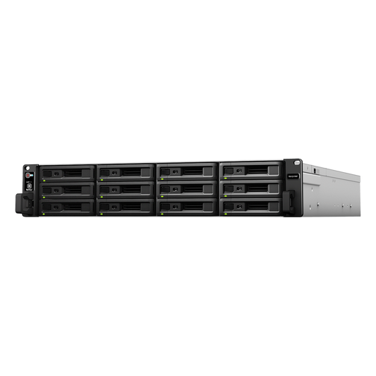 Unidad de Expansión Synology RX1217/RX1217RP | 12 Bahías de Disco | Compatible con RackStation 2U | Expansión de Volumen en Línea | Fuentes de Alimentación Redundantes (RX1217RP) | Administración DSM.