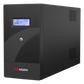 UPS de 2000 VA / 1200 W / 6 Tomas NEMA 5-15R / 2 Baterías 12 V / 9Ah / Pantalla LCD / AVR / Protección Contra Sobrecarga y Descarga / Entrada y Salida 120 VCA