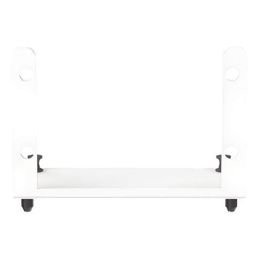 Soporte Para 2 Adaptadores de Fibra Óptica Opticom®, Para Uso con Gabinetes Multipropósito, de Instalación a Presión, Color Blanco