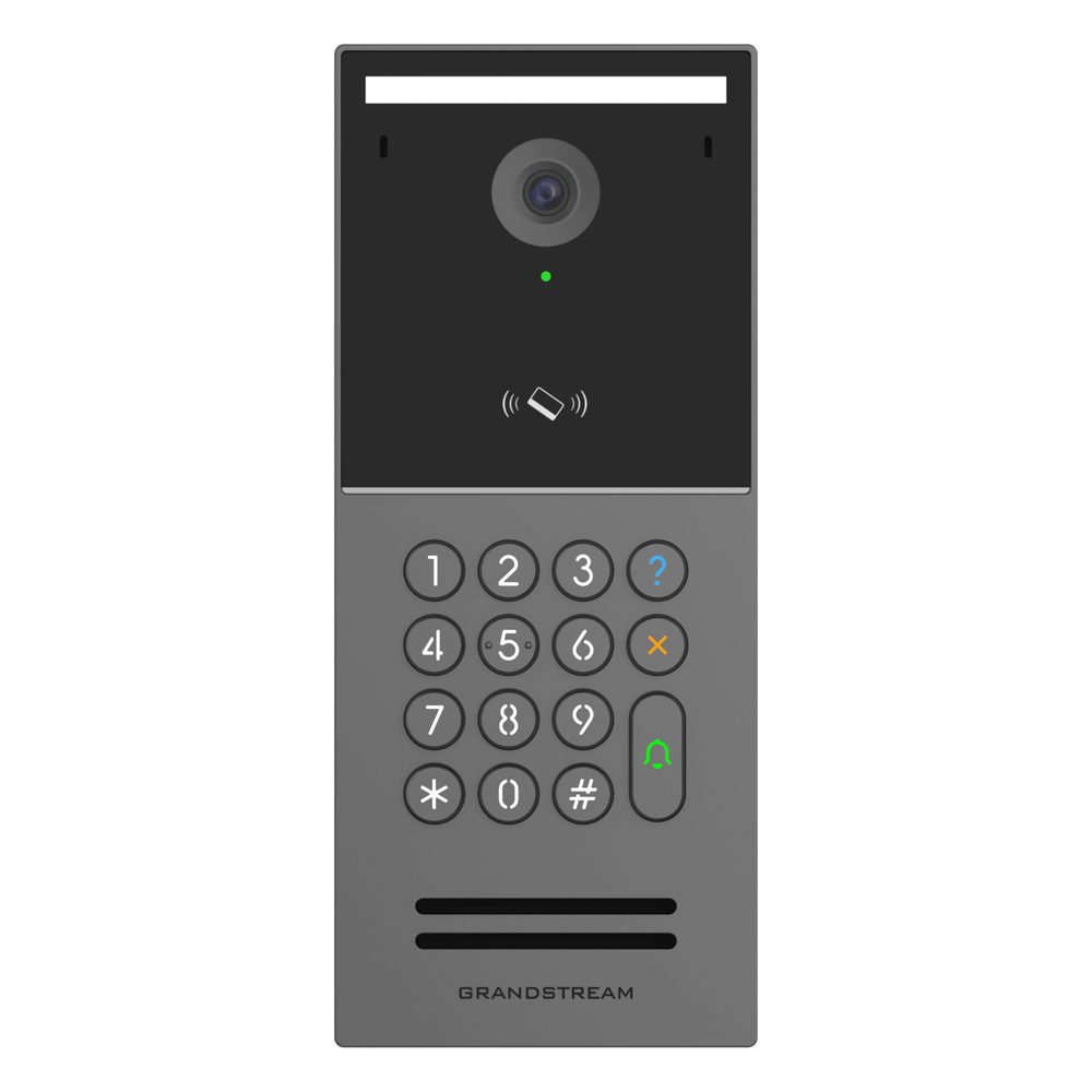 Videoportero IP Inteligente GDS3725 / 2K Ultra HD 1080p / Ángulo 127° / IA ISP con Análisis de Comportamiento / Lector RFID IC-ID NFC / Múltiples Métodos de Apertura / PoE Integrado / Protección IP66 IK10 / Interoper