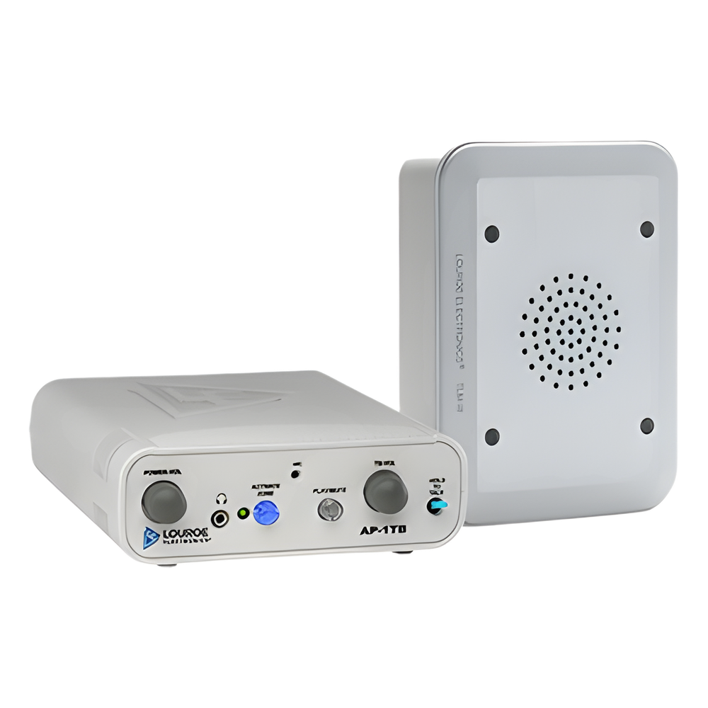 Kit de Estación AP-1TB y Micrófono TLM-W con montaje de pared, incluye alimentación en 12Vcc y cables RCA