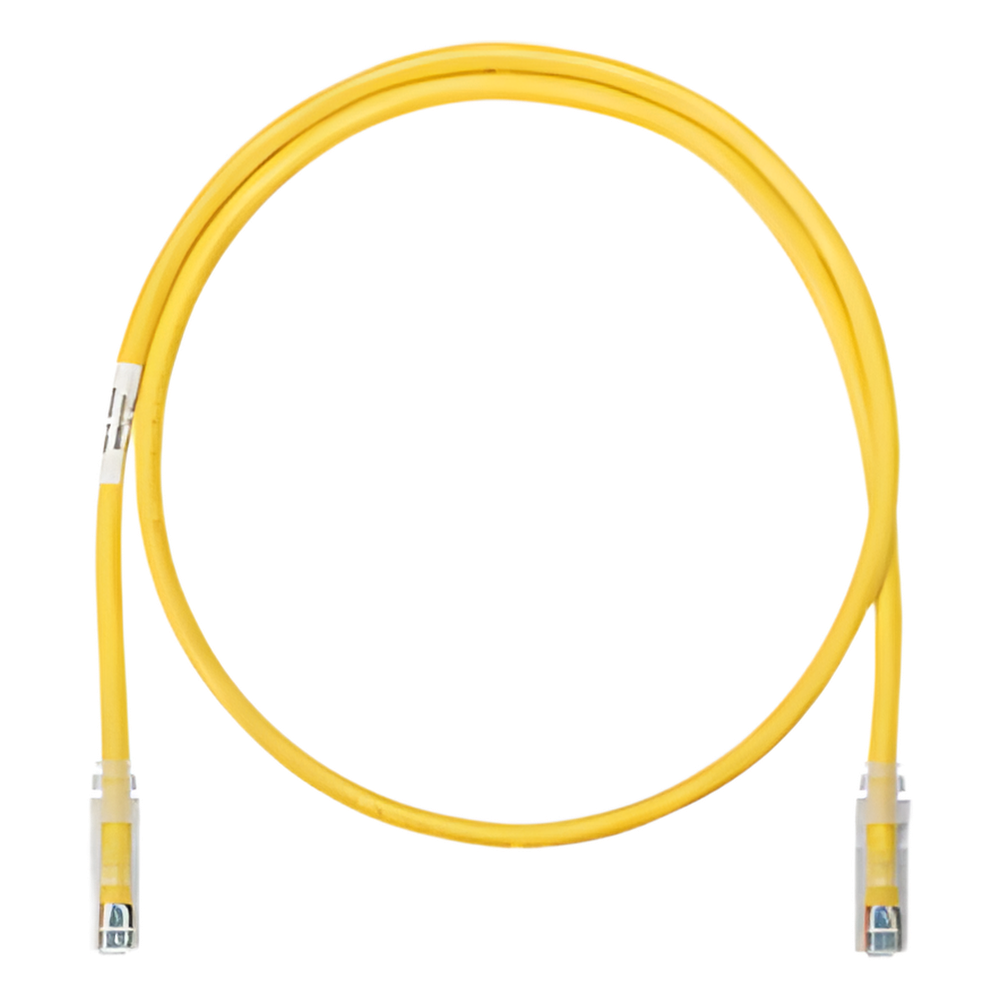 Cable de Parcheo UTP Categoría 6, con Plug Modular en Cada Extremo - 4.3 Metros (14.11 Pies) - Amarillo