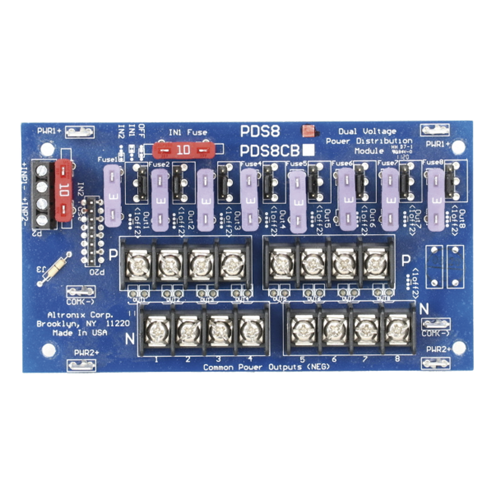 MODULOS PARA DISTRIBUCION DE ENERGIA DE ENTRADA DOBLE