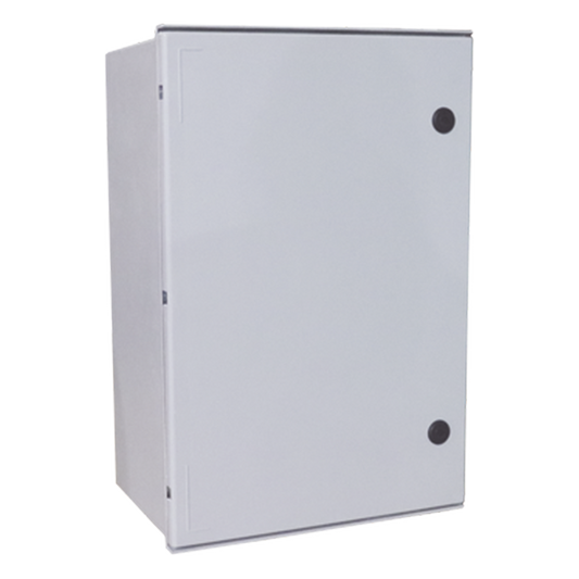 Gabinete de Poliéster IP55 Uso en Exterior (800 x 1000 x 300 mm) con Placa Trasera Interior de Plástico (Incluye Chapa y Llave).