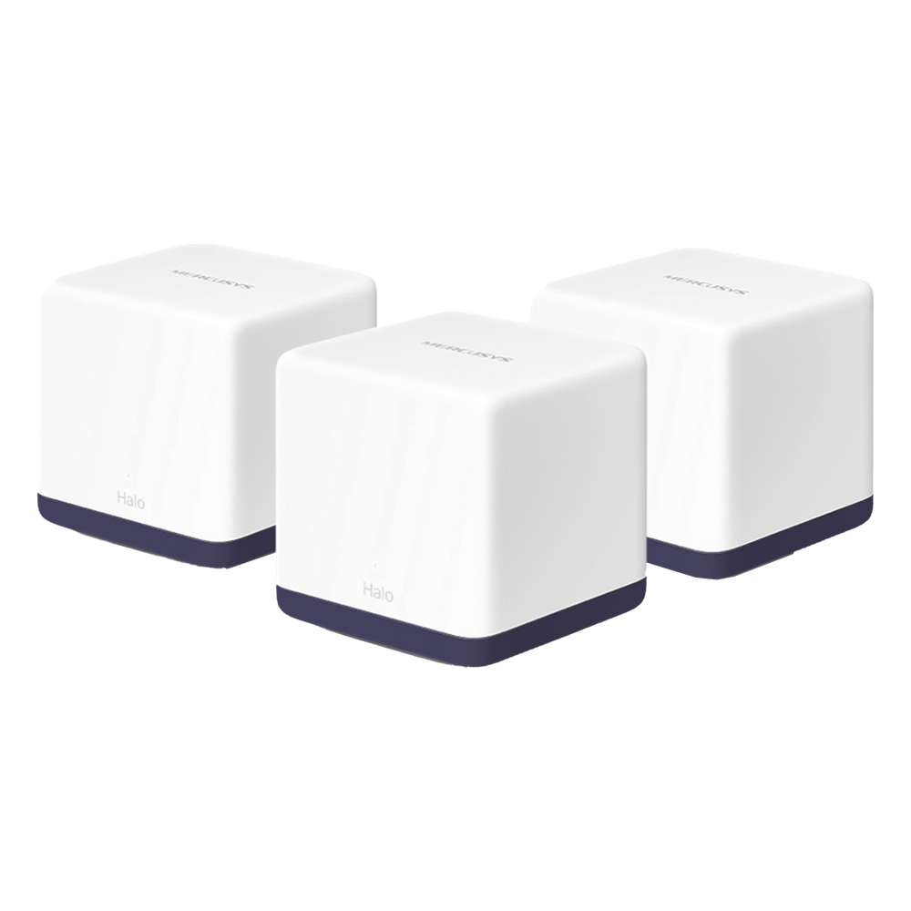 KIT de Sistema Inalámbrico H50G Mesh / Doble banda 2.4GHz y 5GHz AC 1900Mbps / 3 Puertos 10/100/1000 Mbps / Control vía App / Roaming Continuo
