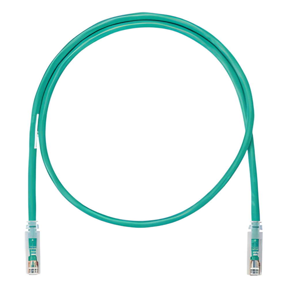 Cable de Parcheo UTP Categoría 6, con Plug Modular en Cada Extremo - 4.3 Metros (14.11 Pies) - Verde
