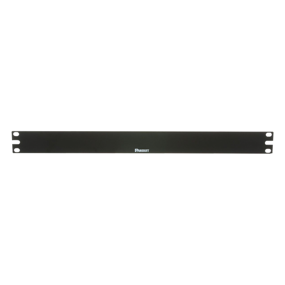Tapa Ciega Para Rack Estándar de 19in, Plano, de Acero, 1UR, Color Negro