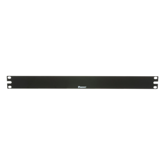 Tapa Ciega Para Rack Estándar de 19in, Plano, de Acero, 1UR, Color Negro