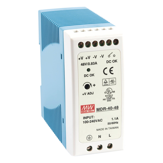 Fuente de poder Industrial Riel Din 48Vcc, 40W