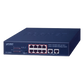 Switch de Escritorio de 8 Puertos 10/100TX 802.3at PoE+ / 2 Puertos 10/100TX / 120W PoE Budget / Modos Standard, VLAN y Extendido / Distancia Extendida Hasta 250m