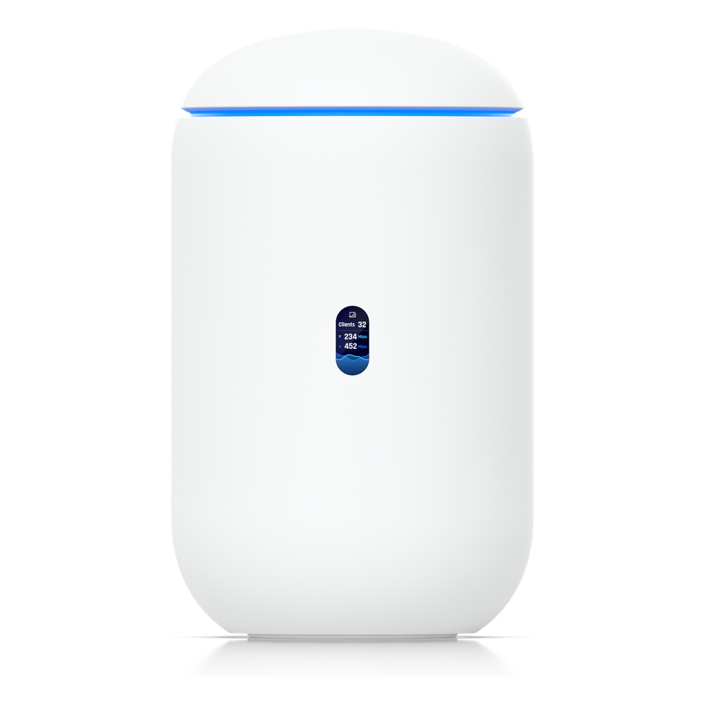 Dream Router 7 Cloud Gateway de 10G de Escritorio con WiFi 7 Integrado, Switch de 4 Puertos, Almacenamiento microSD y Compatibilidad Total con Full Stack UniFi