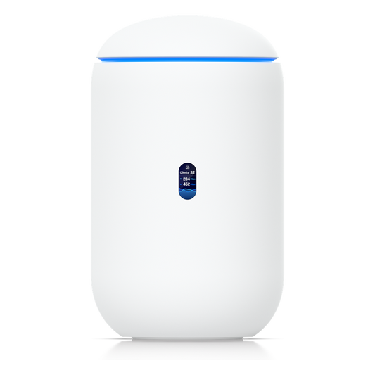 Dream Router 7 Cloud Gateway de 10G de Escritorio con WiFi 7 Integrado, Switch de 4 Puertos, Almacenamiento microSD y Compatibilidad Total con Full Stack UniFi