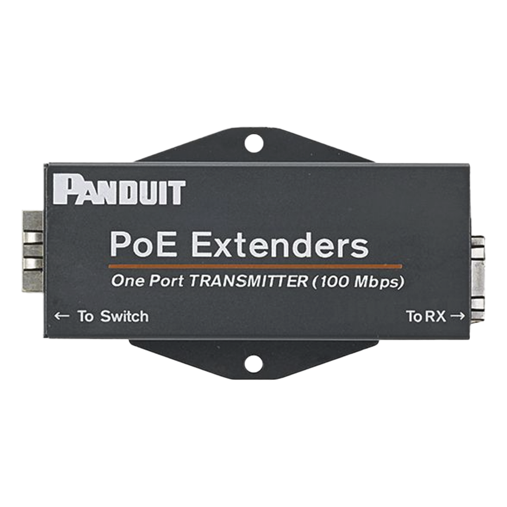 Transmisor PoE/PoE+ Para Uso con Receptor POEXRX1, Hasta 610 Metros (2000 ft) con Cable Cat5e o Cat6, 10/100Mbps