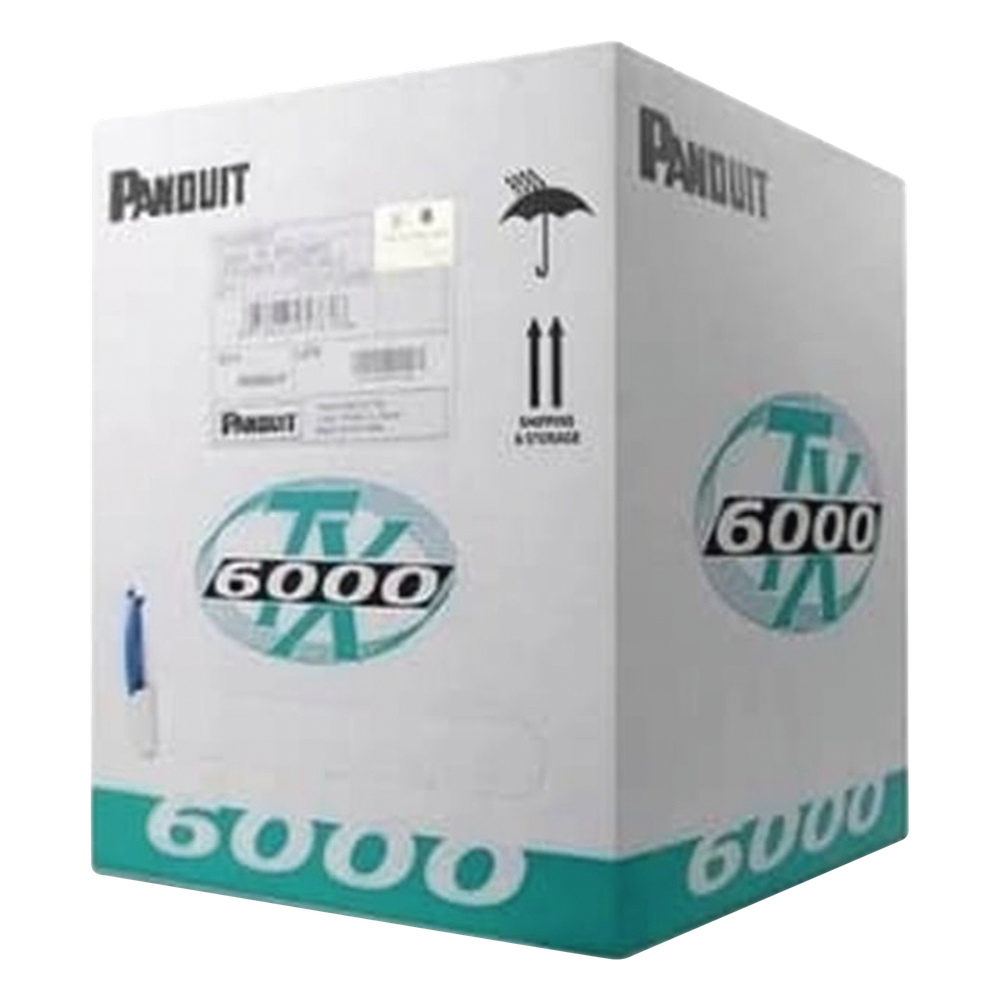 Bobina de Cable UTP 305 Metros (1000 Pies) de Cobre, TX6000™ PanNet, Reelex, Amarillo, Categoría 6 Mejorado (23 AWG), PVC (CM), de 4 Pares