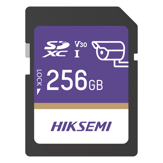 Tarjeta SD GuardPro P10 / 256 GB / 100 MB/s Lectura / 90 MB/s Escritura / Clase 10 U3 V30 / 3D TLC NAND / Especializada Para Videovigilancia 24/7