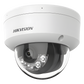 [Dual Light] Domo IP 8 Megapixel (4K) / Lente 2.8 mm / 30 mts IR + 30 mts Luz Blanca / Micrófono Integrado / Antivandálico IK08 / ACUSENSE Lite / Exterior IP67 / H.265 / PoE / Micro SD