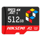 Tarjeta microSD Express 512G / 900 MB/s Lectura / 620 MB/s Escritura / PCIe Gen 3x1 + NVMe / U3 A2 EX / Compatibilidad UHS-I UHS-II
