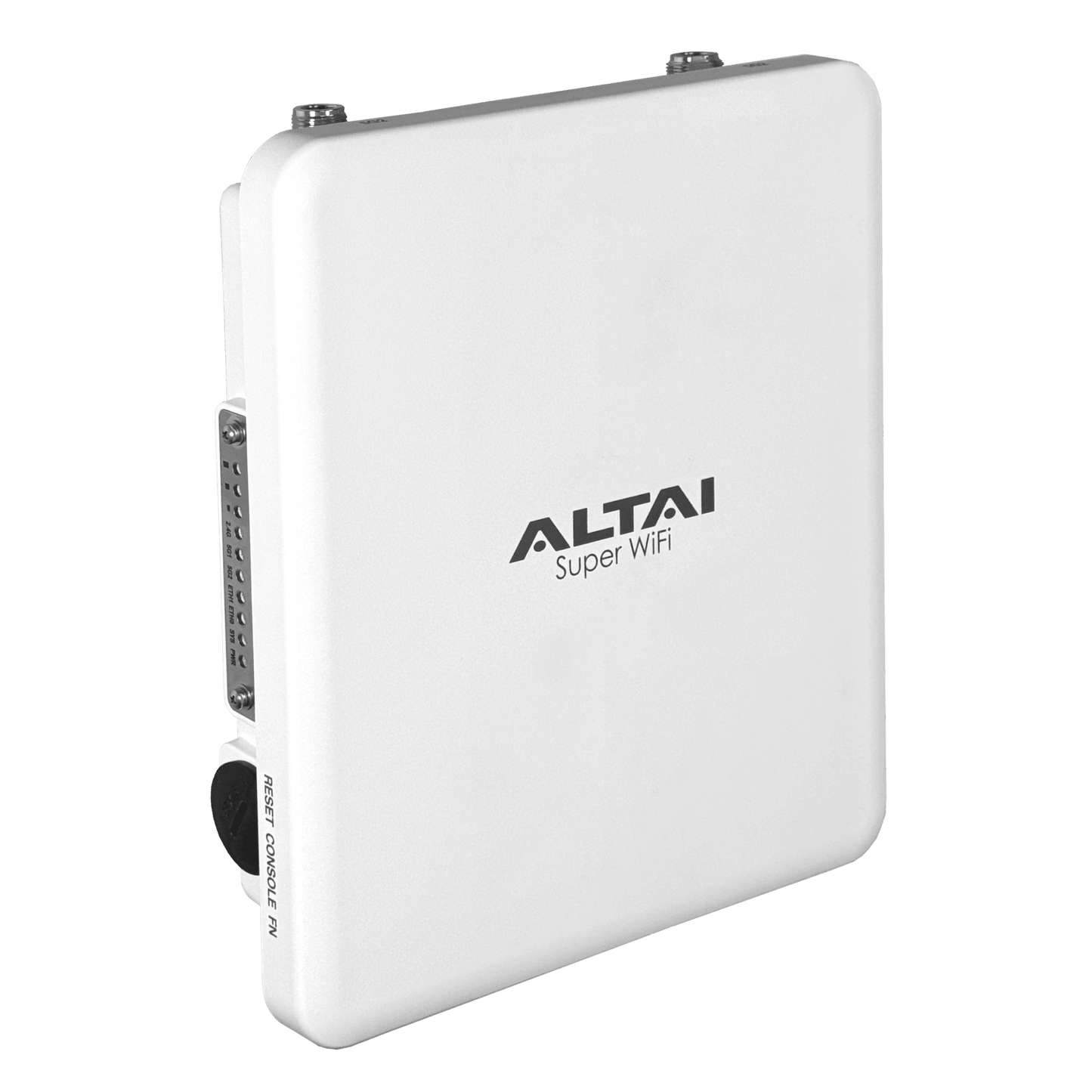 Punto de Acceso Mesh Para Exterior WiFi 6 / Tri-Radio / 4.177 Gbps / 2 Antenas Sectoriales en 2.4 y 5 GHz Integradas / 1 Radio en 5 GHz Conectorizado con 2 Conectores N Hembra/ IP67 / Compatible con WPA3