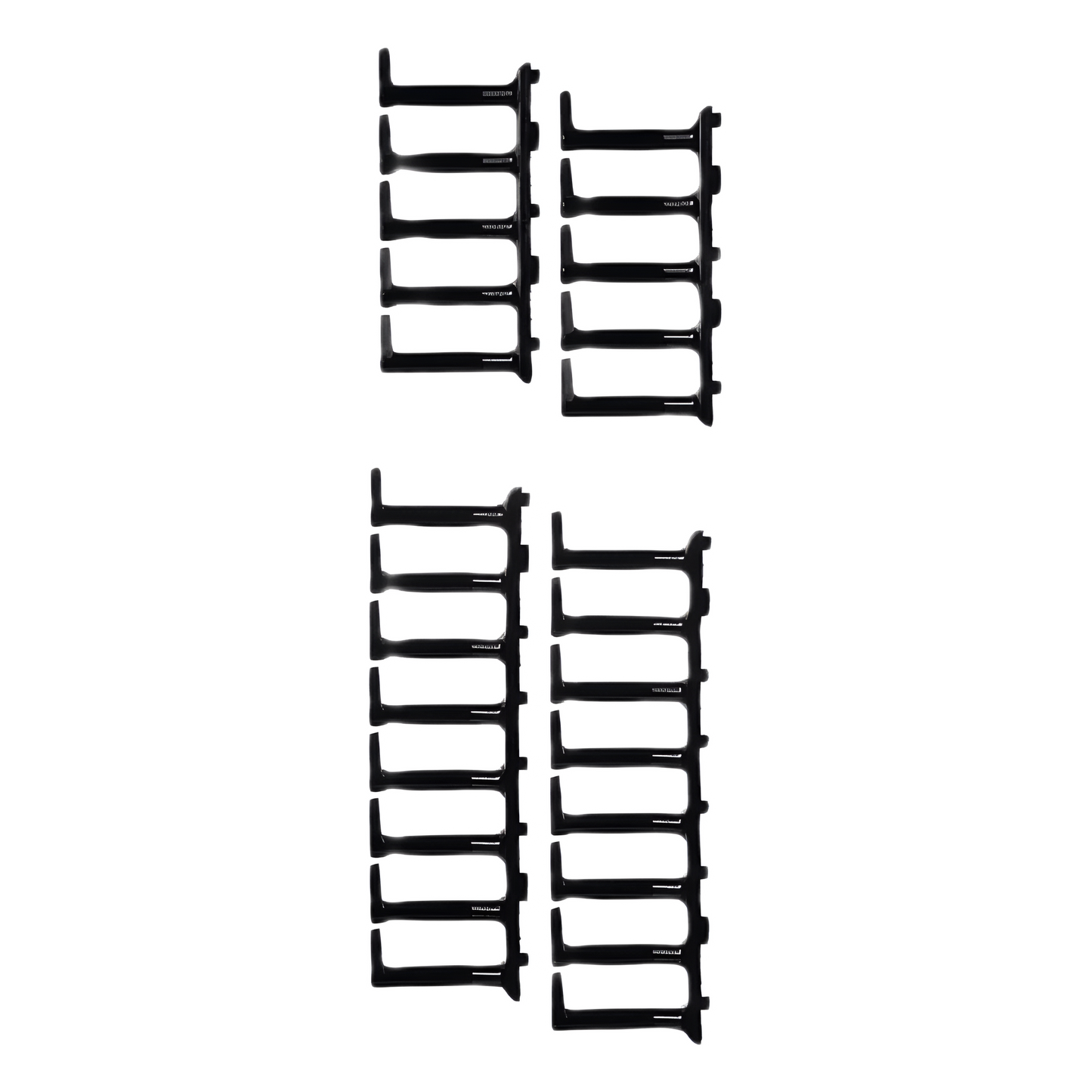 Kit de Dedos Para Administración de Cables en Gabinetes FlexFusion™ Light, de 48 UR, Dedos de 100 mm de Longitud, Color Negro