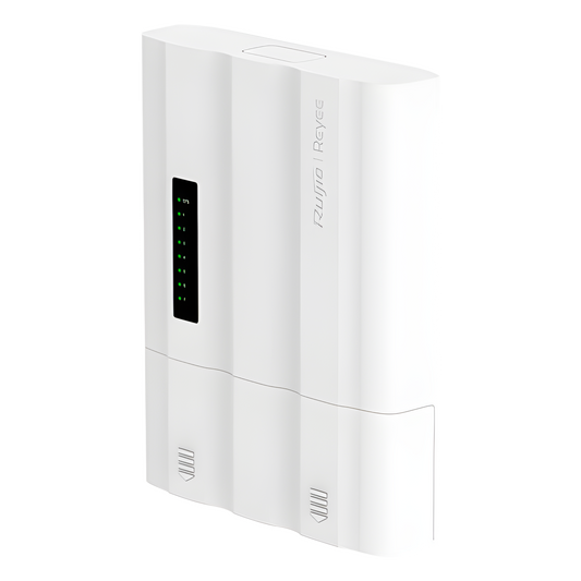 Switch Outdoor Capa 2 / 7 Puertos Gigabit + 2 SFP / PoE/PoE+/PoE++ 60W / IP65 / ERPS / Gestión Cloud / 14 Gbps