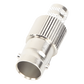 Conector BNC Hembra de 75 Ohm, Anillo Plegable para Cable RG-6/U, Níquel/ Oro/ Teflón.