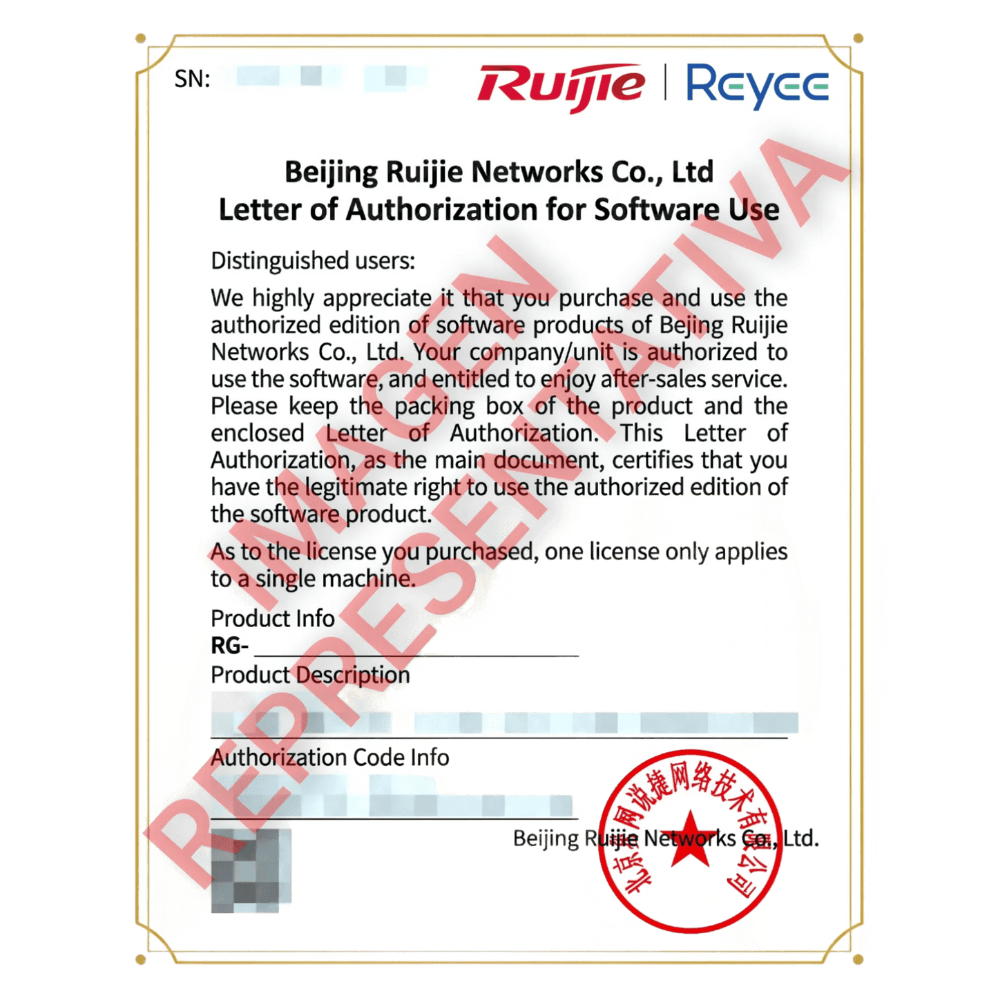 Licencia 1 Año (8 en 1) para Funciones Avanzadas de Seguridad / Firewall Ruijie RG-CF10S / IPS + AV + Threat Intelligence + URL + APP + AI + WAF / Ruijie Reyee Cybrey