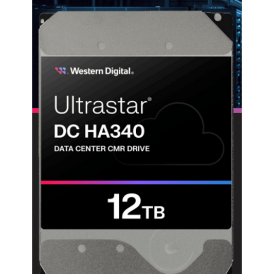 Disco Duro Empresarial WD Ultrastar DC HA340 12TB | SATA 6Gb/s | 7200 RPM | 3.5"
