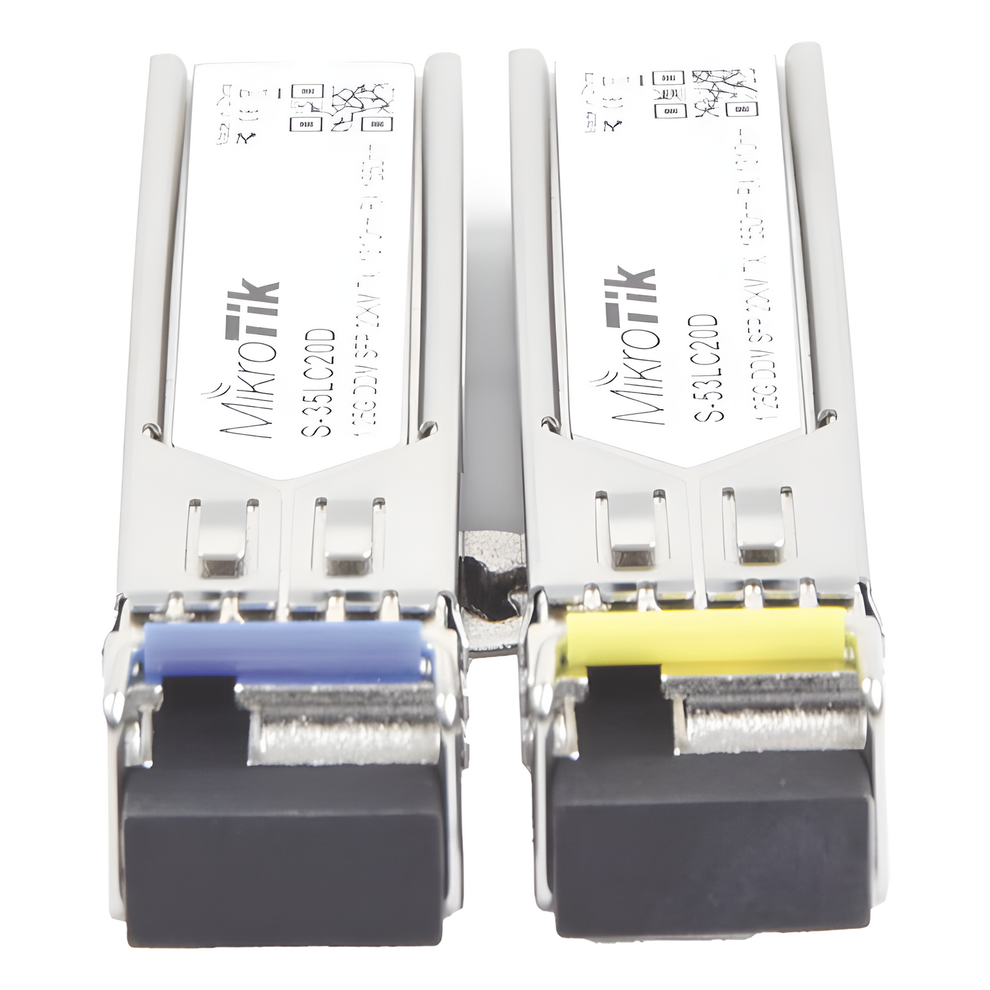 Transceptores MiniGbic SFP 1.25G LC WDM para fibra Mono Modo 20 Kms