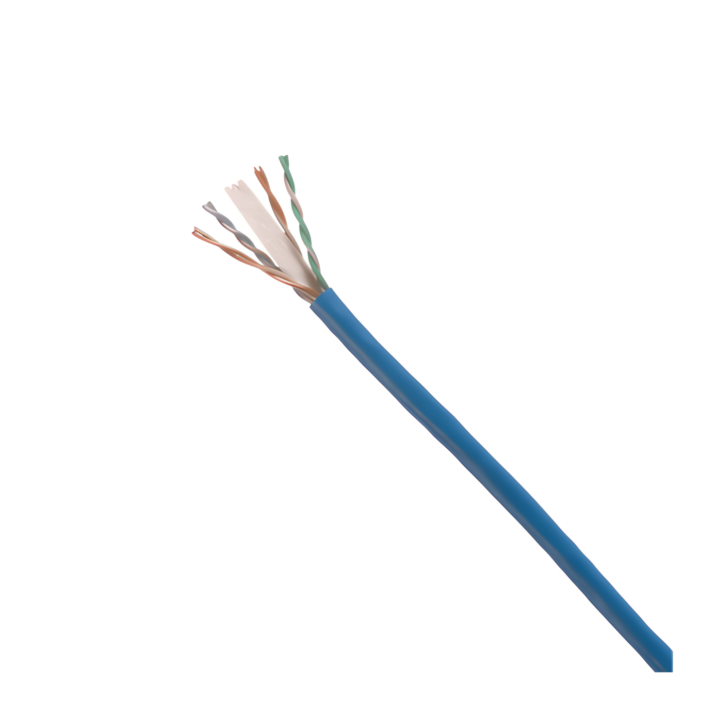 Bobina de Cable UTP 305 Metros (1000 Pies) de Cobre, TX6000 PanNet, Reelex, Azul, Categoría 6 (24 AWG), PVC (CM), de 4 Pares