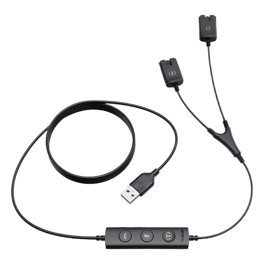 Cable para Entrenamiento en “Y” para Diademas Yealink de la Serie YHS (1 PIEZA)