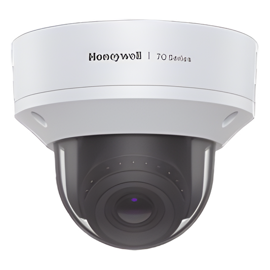 Domo IP para exterior de 8 Megapíxeles con lente varifocal motorizado, WDR 130 dB e IA de intrusión y reconocimiento facial, NDAA
