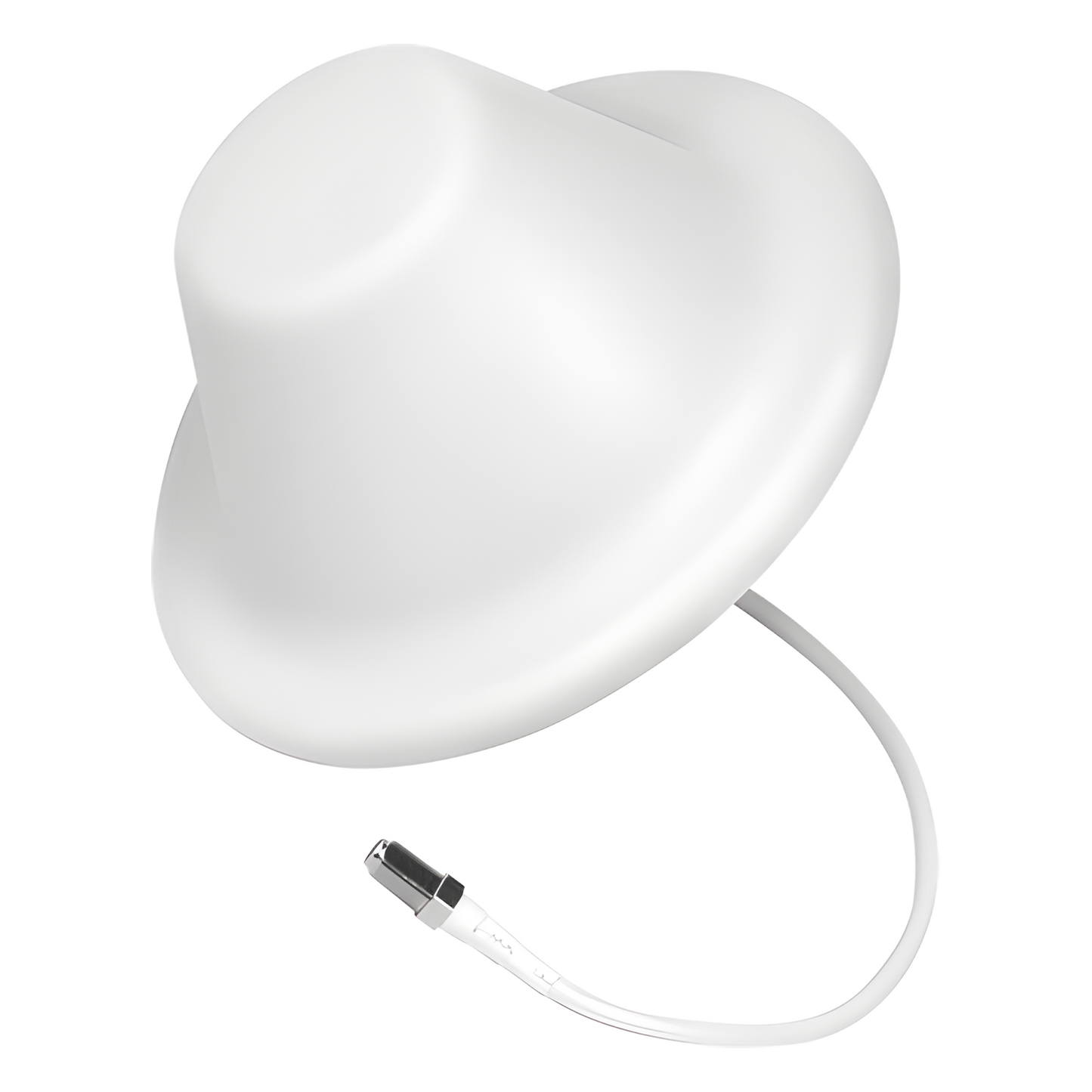 Antena Tipo Domo| 698-960/1710-2700 MHz, 2/4 dB | 75 Ohm, con conector F Hembra.
