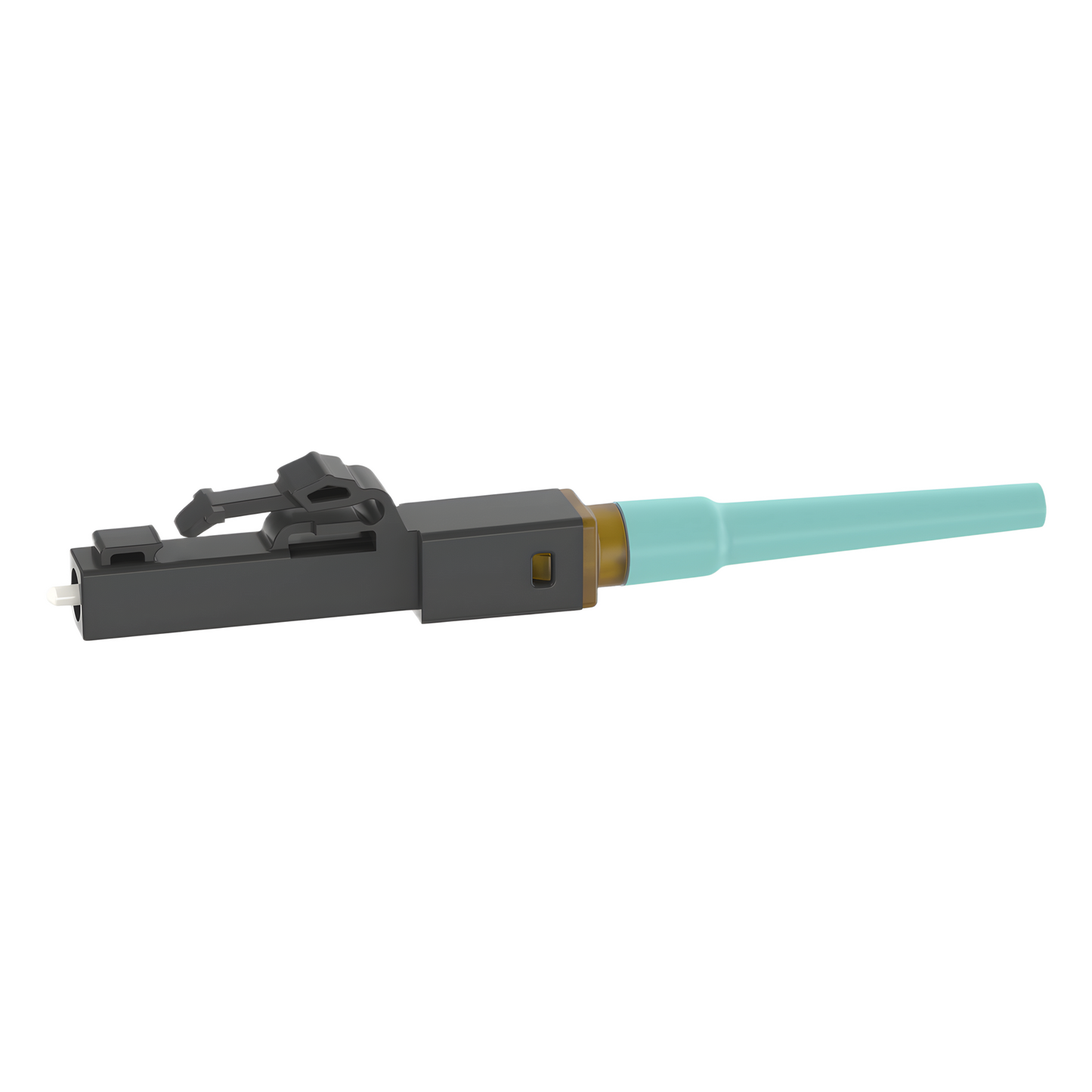 Conector LC de Empalme por Fusion OmniSplice™, Para Fibra Óptica Multimodo 50/125µm OM3/OM4/OM5, Color Aqua