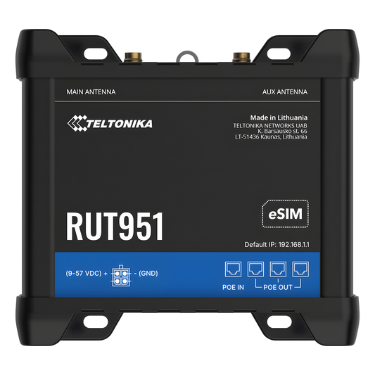 Router PoE 4G Industrial con VPNs Avanzadas / Dual SIM / Soporta eSIM / Gestión Remota (Opcional RMS)