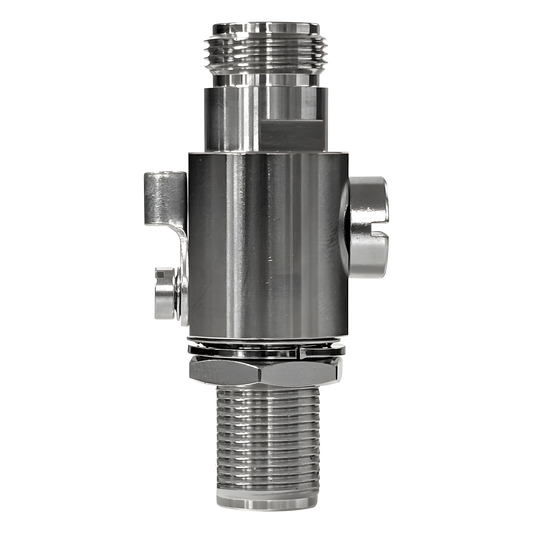 Protector Contra Descargas Eléctricas / Rango de Frecuencia de DC a 5.8 GHz / Impedancia 50&Omega; / Protección Bidireccional / Tubo de Descarga de Gas 90V Reemplazable / Conectores N hembra