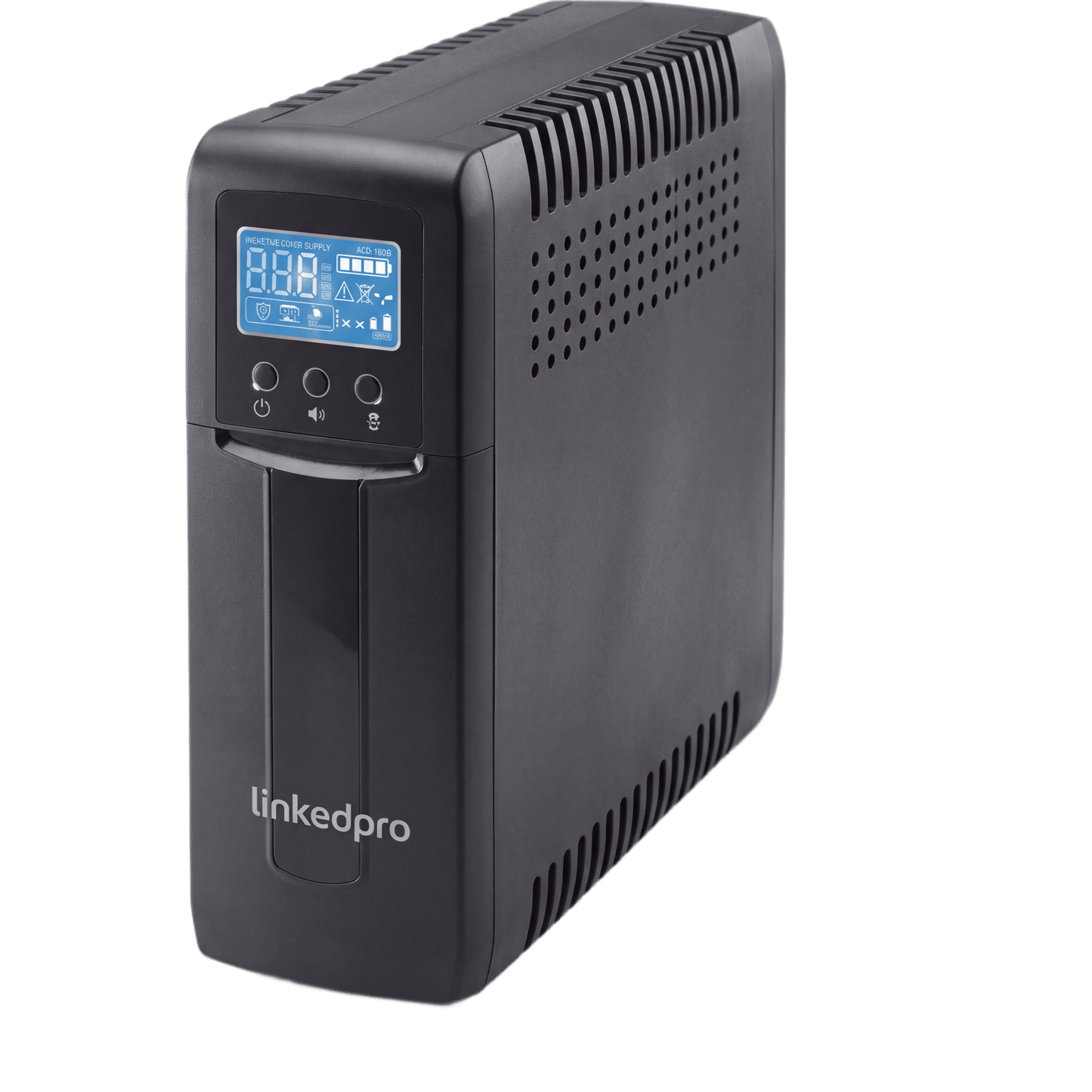 UPS de 1500 VA/900 W, Topología Línea Interactiva, Entrada 120 Vca NEMA 5-15P, Tipo Mini Torre, Con 12 Tomas NEMA 5-15R