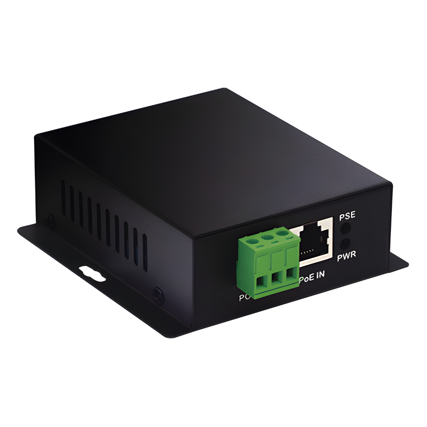 Convertidor PoE Industrial / Entrada PoE 802.3 af/at / Salida PoE pasivo 24V / Conexión plug and play / Alcance de hasta 100 metros / Ideales para Enlaces Inalámbricos
