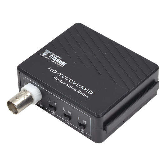 (TRANSCEPTOR) RECEPTOR DE VIDEO ACTIVO DE LARGO ALCANCE /  400 Metros con RECEPTOR ACTIVO TT4501T / Resolución 2 MP / Compatible con cámaras HD-TVI/CVI/AHD/CVBS / Protección Interconstruida contra sobretensión.