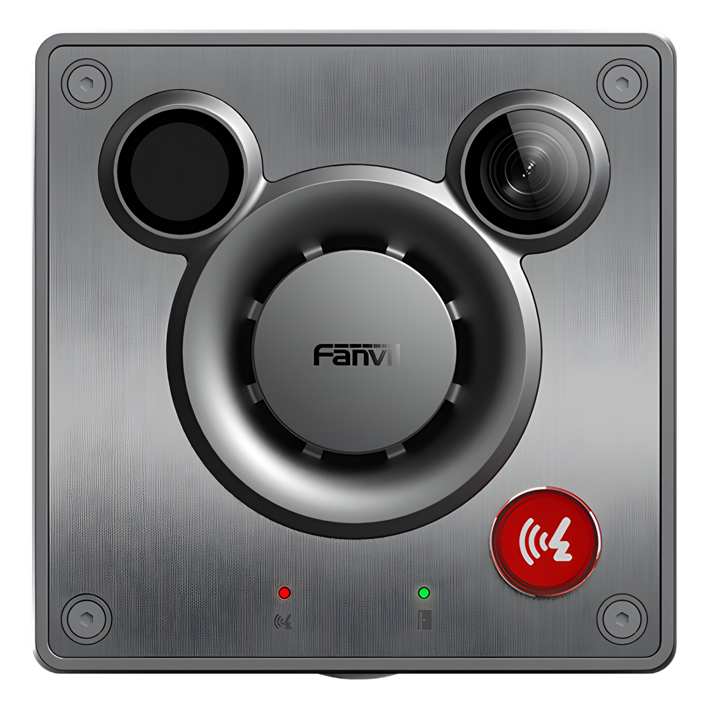 Video Intercom IP para Exterior / Cámara 4 Megapixel (1080p) / HDR e Iluminación IR / Altavoz 5W y Doble Micrófono con Reducción de Ruido / Panel Acero Inoxidable y Cuerpo Aluminio / IP66 e IK10 / PoE+ / 2 Líneas SIP