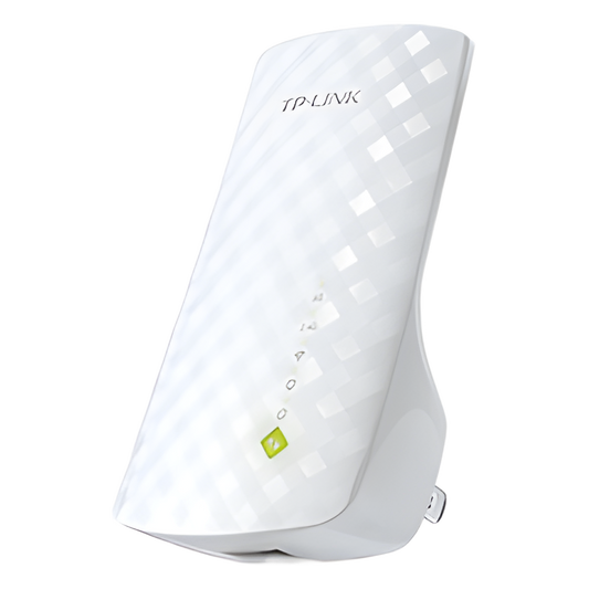 Repetidor / Extensor de Cobertura WiFi AC, 750 Mbps, doble banda 2.4 GHz y 5 GHz, con 1 puerto 10/100 Mbps
